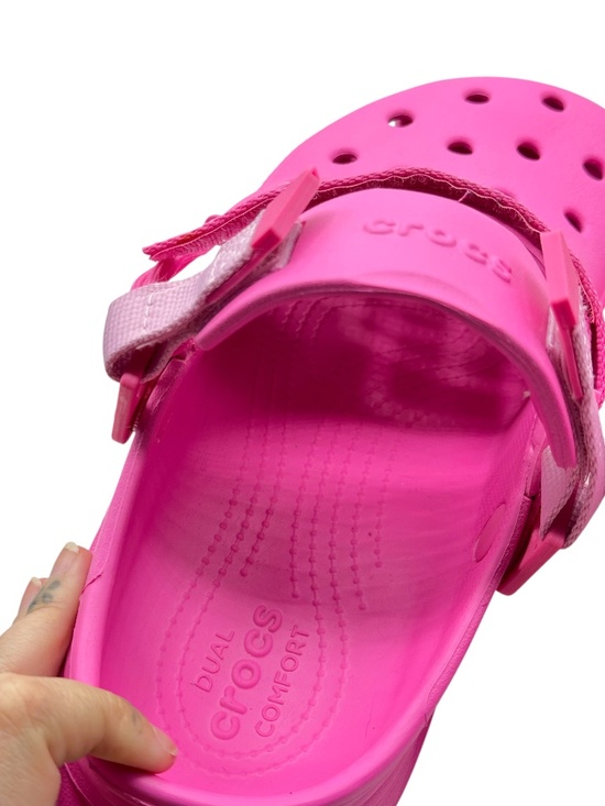 Crocs X Post Malone Rare Duet Max II Platform Slip On Clogs Electric Pink W10 M8 main image 11